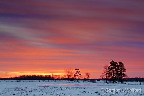 Snowscape Sunrise_14375-6.jpg - Photographed at Ottawa, Ontario - the capital of Canada.